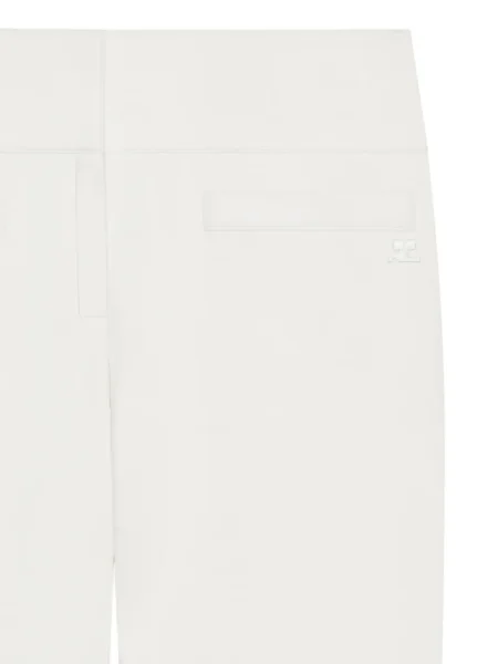 Pantaloni Courreges alb
