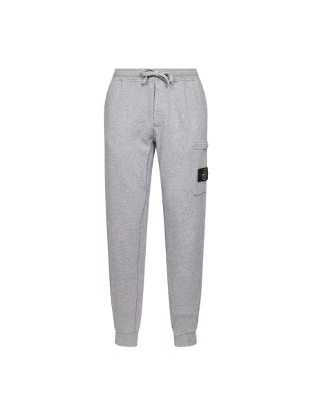 Spodnie cargo Stone Island z kamieniami szare