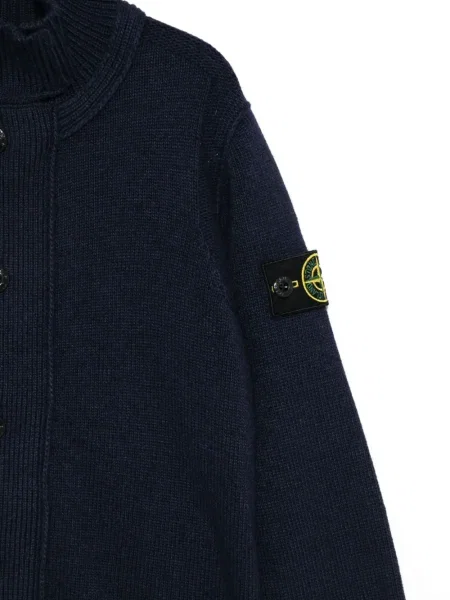Kardigan dziecięcy Stone Island niebieski