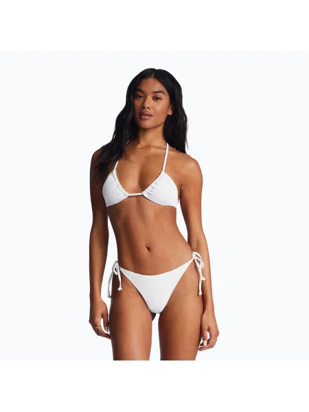 Partea de jos a costumului de baie Billabong Tanlines Tie Side Tanga white alb