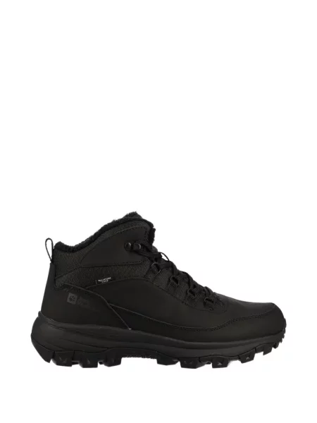 Botine Jack Wolfskin din fleece negru