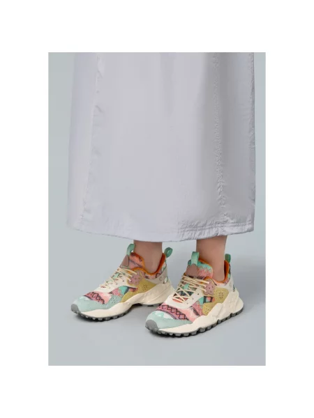 Sneakersy Flower Mountain zamszowe w kwiatki