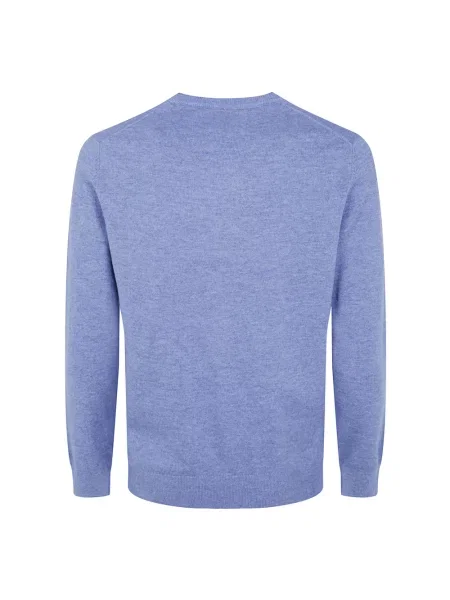 Sweter Mc2 Saint Barth wełniany niebieski