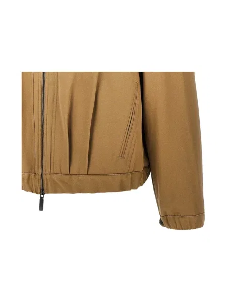 Ocieplana kurtka Emporio Armani brązowa