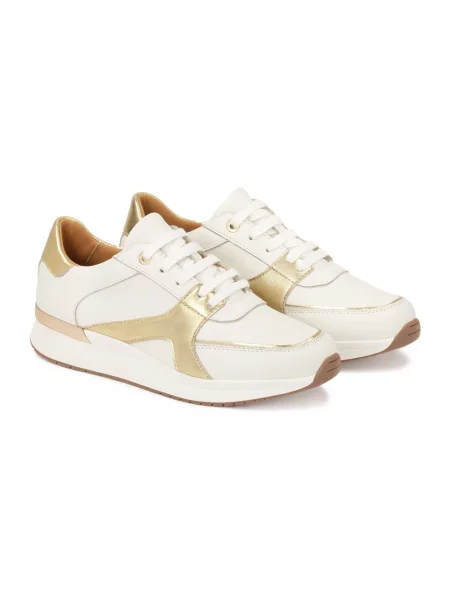Sneakersy Kazar skórzane białe
