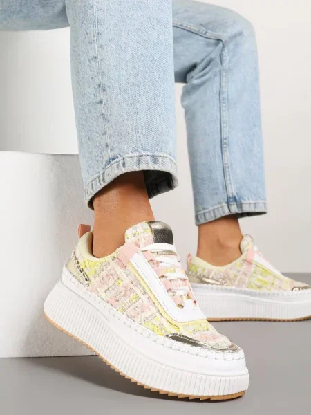 Sneakers Ulandrelia Bej alb