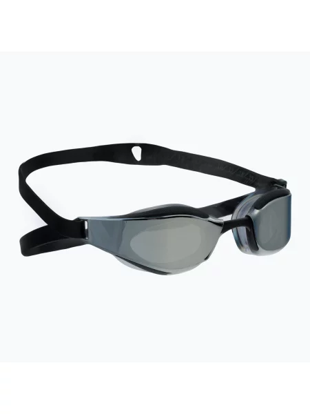 Okulary do pływania Speedo Fastskin Hyper Elite Mirror black/oxid grey/chrome czarne