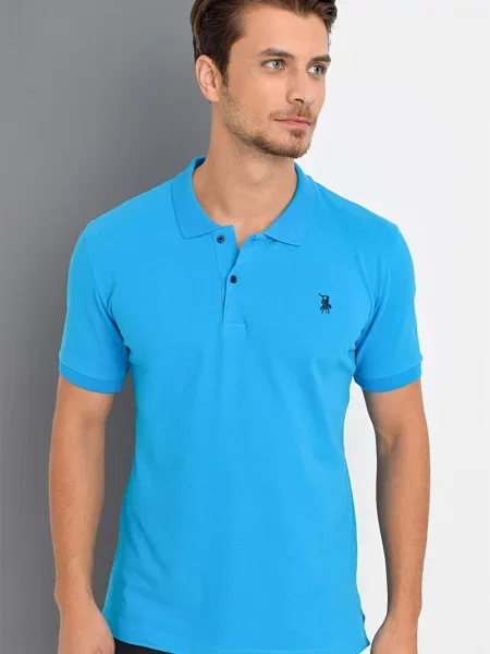 Tricou polo Dewberry albastru