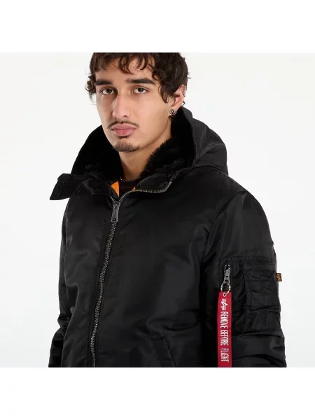 Куртка Alpha Industries Hooded перехідна чорний