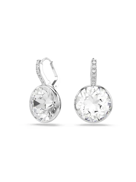 Swarovski Cercei / transparent argintiu
