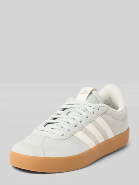 Buty adidas VL Court niebieskie brązowe 36 białe