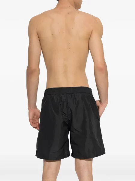 Slip de baie Moschino cu imagine negru