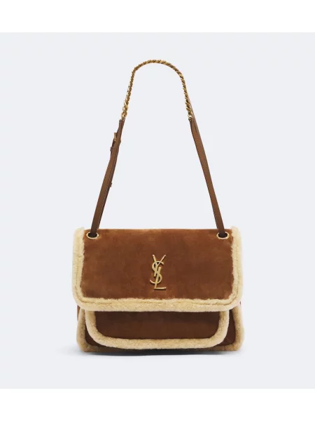Kabelka Saint Laurent hnedá
