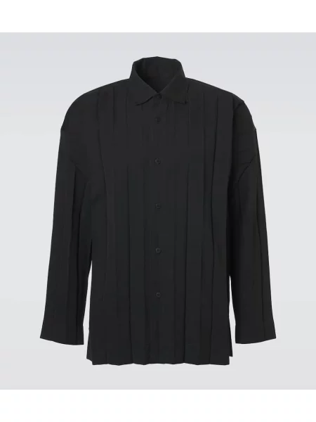 Plisovaná košile Homme Plissé Issey Miyake černá