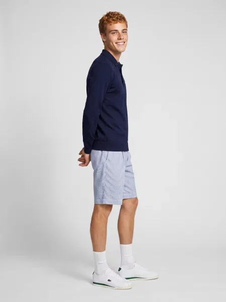 Tricou polo Lacoste albastru