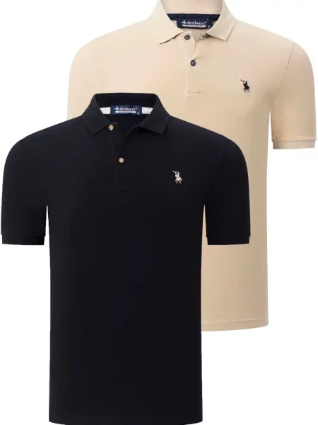 Tricou polo Dewberry negru