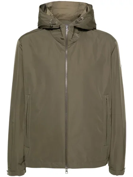 Geacă Moncler cu glugă verde