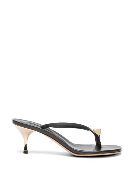 Кожени мюли Casadei черно