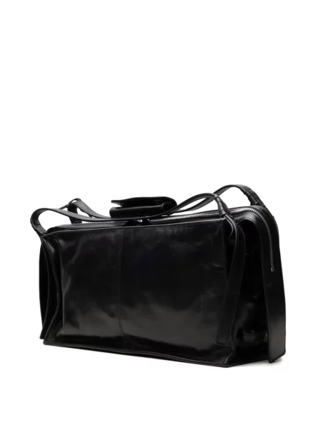 Geanta de piele Staud din piele negru