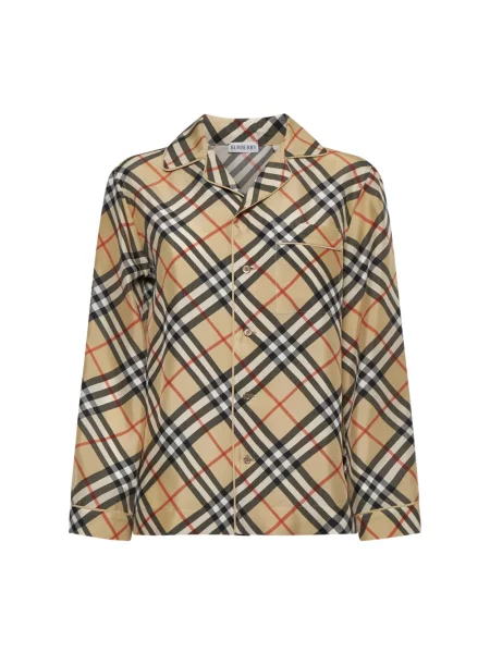 Koszula Burberry beżowa