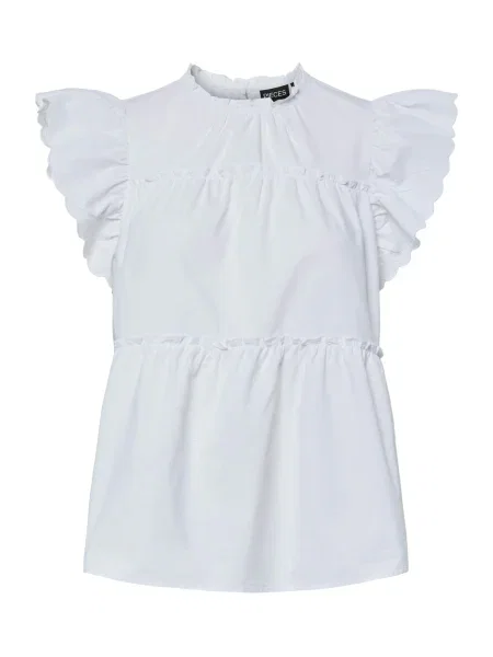 PIECES Bluză PCJilla' alb