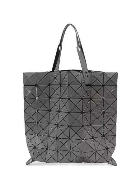Geantă de mână Bao Bao Issey Miyake cu imprimeu geometric gri