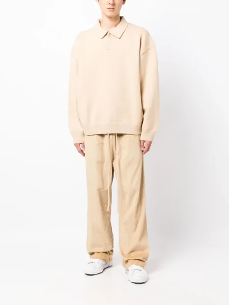 Șnur de strângere pantaloni Fear Of God Essentials de catifea cord alergare maro