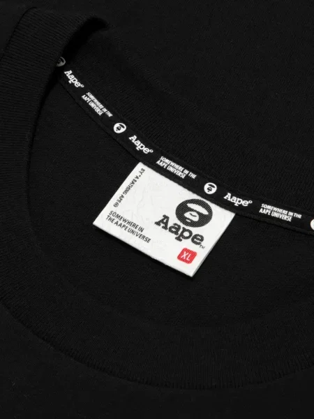 Tricou Aape By A Bathing Ape cu imagine negru