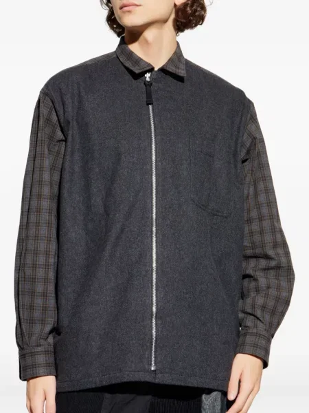 Košulja Comme Des Garçons Homme Plus karirana siva