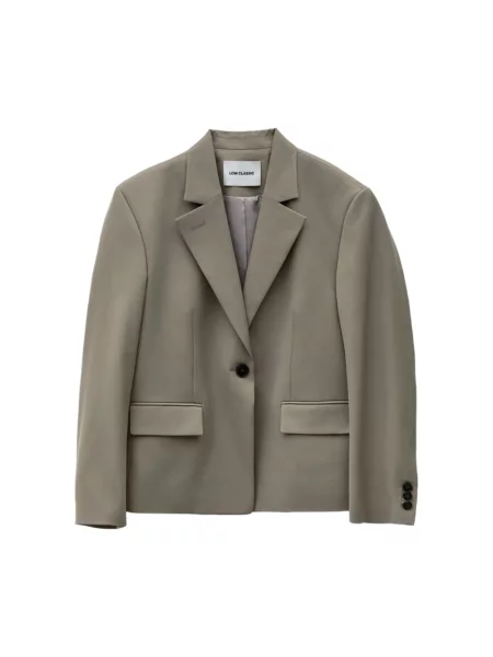 Marynarka Low Classic wełniana klasyczna zielona