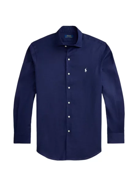 Tricou polo Polo Ralph Lauren cu dungi cu două rânduri de nasturi cu aplicații negru