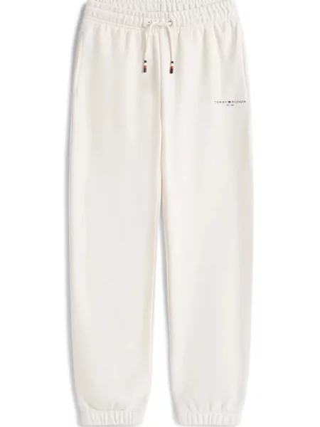 Tommy Hilfiger jogger hlače za djecu bijela