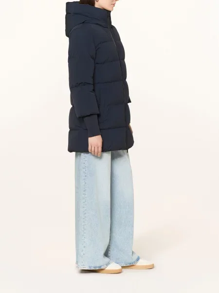 Woolrich Płaszcz Puchowy blau niebieski