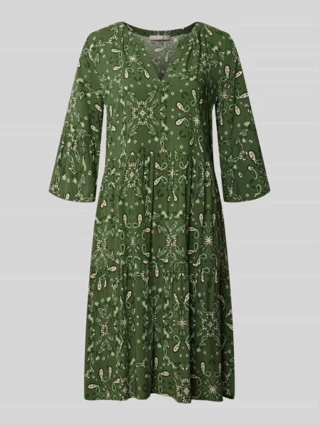 Sukienka mini o kroju relaxed fit z czystej Christian Berg Woman Selection
