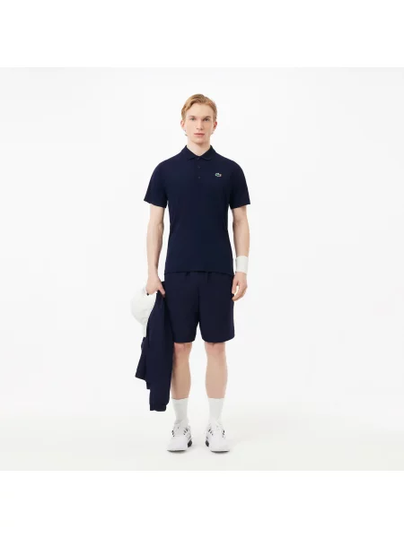 Lacoste Koszulka Polo Regular Fit Uv Protect granatowa