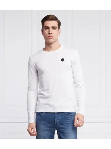 Tricou mânecă lungă Ea7 alb