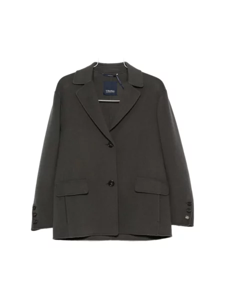 Marynarka Max Mara wełniana szara