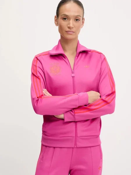 Adidas Originals bluza GRFX BB TT wzorzysta różowy