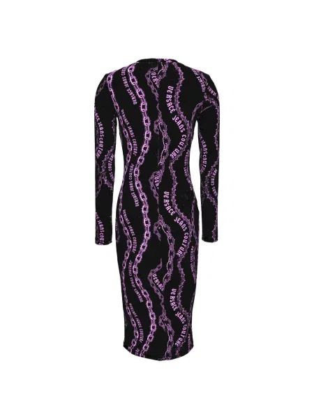 Sukienka jeansowa Versace Jeans Couture czarna