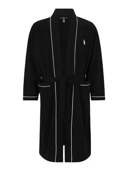 Polo Ralph Lauren Halat de baie lung / alb negru