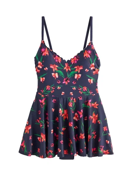 B by Ted Baker Obleka za kopanje mornarska roza zelena