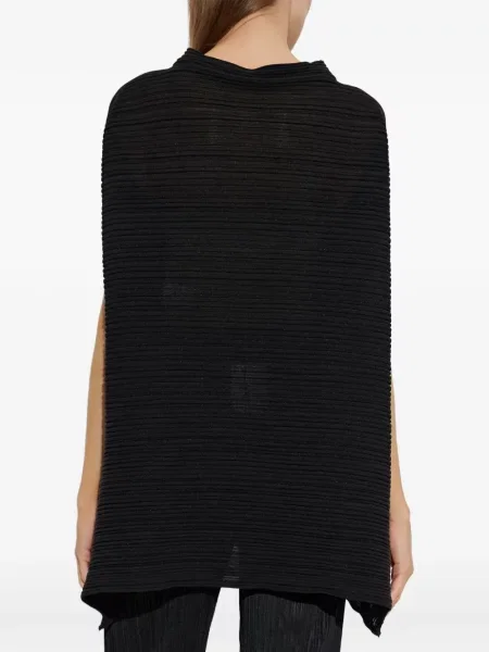 Top Pleats Please Issey Miyake negru