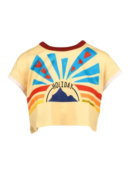 Koszulka Dolce And Gabbana beżowa