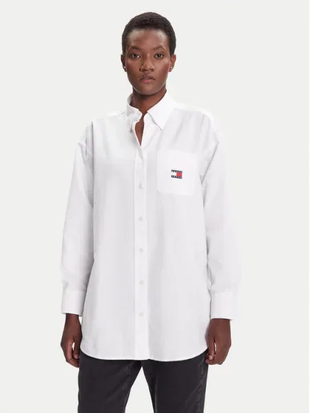 Tommy Jeans Ing Badge Oversize fehér