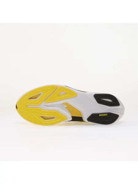 Pantofi Brooks Hyperion Max 4 White/ Cyber Yellow/ Black 10 alb