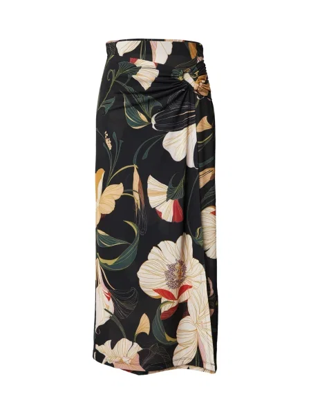 Ted Baker Suknja KAYTIA bež / tamno zelena / crvena crna