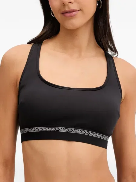 Reversibil costum de baie Michael Michael Kors cu autograf evazat negru