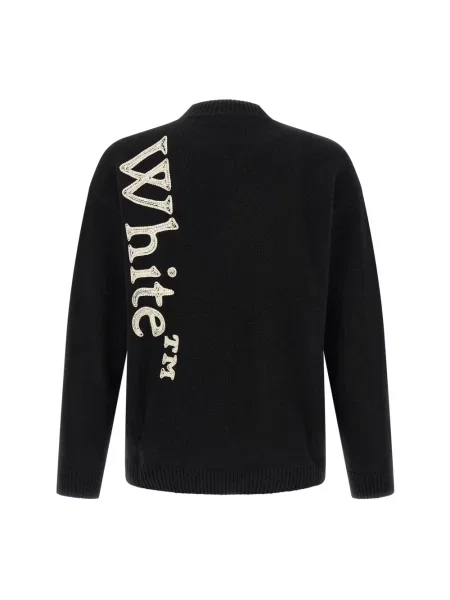 Sweter Off-white wełniany biały