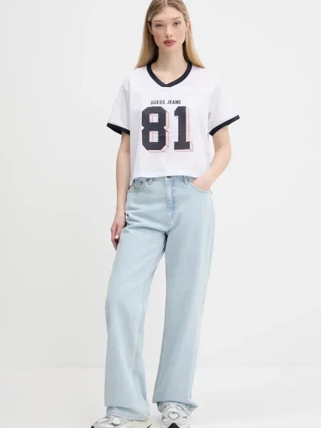 Футболка Guess Jeans белая