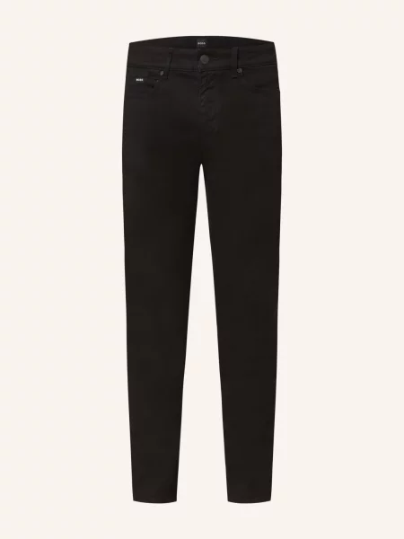 Boss Jeansy Delaware Slim Fit schwarz czarne